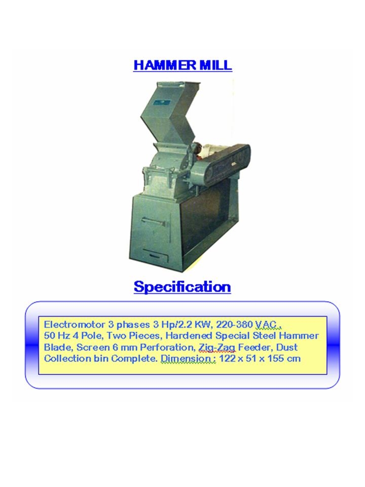 distributor alat laboratorium teknik sipil hammer mill